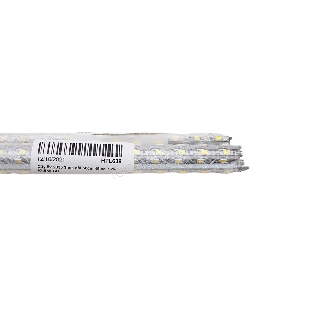 LED Cây 5v 2835 3mm dài 50cm 45led 7.2w