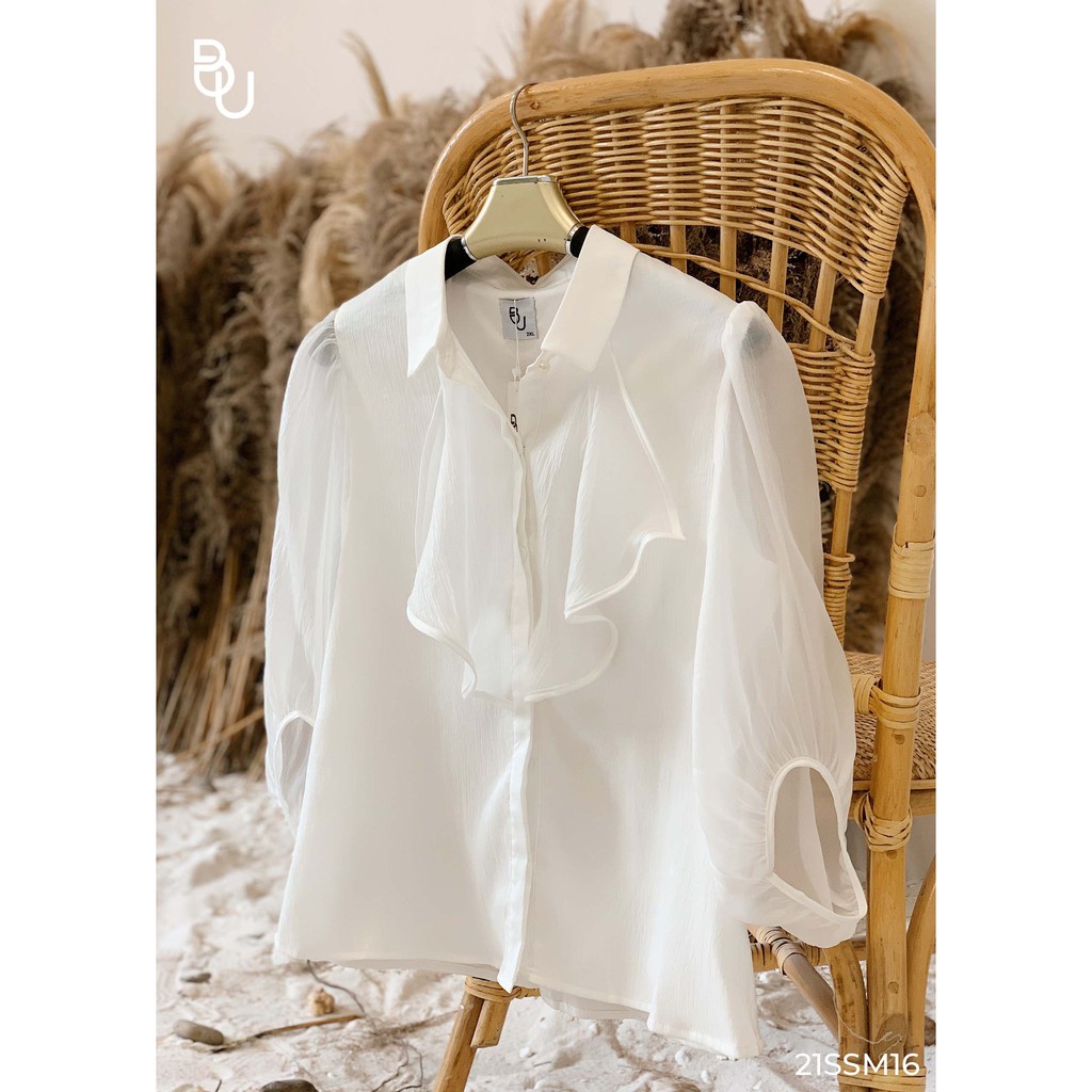 Sơ mi suông bèo cổ BIGSIZE 55kg đến 90kg - 21SSM16 - BUstu Bigsize