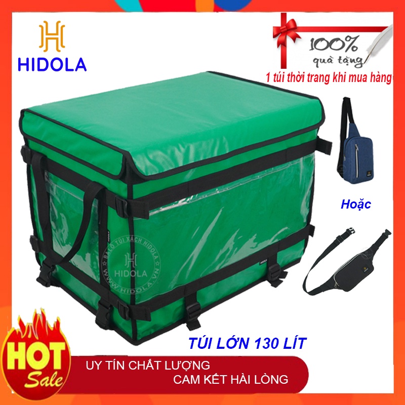 TÚI GIAO HÀNG GIỮ NHIỆT CAO CẤP 7191B, 130 LÍT