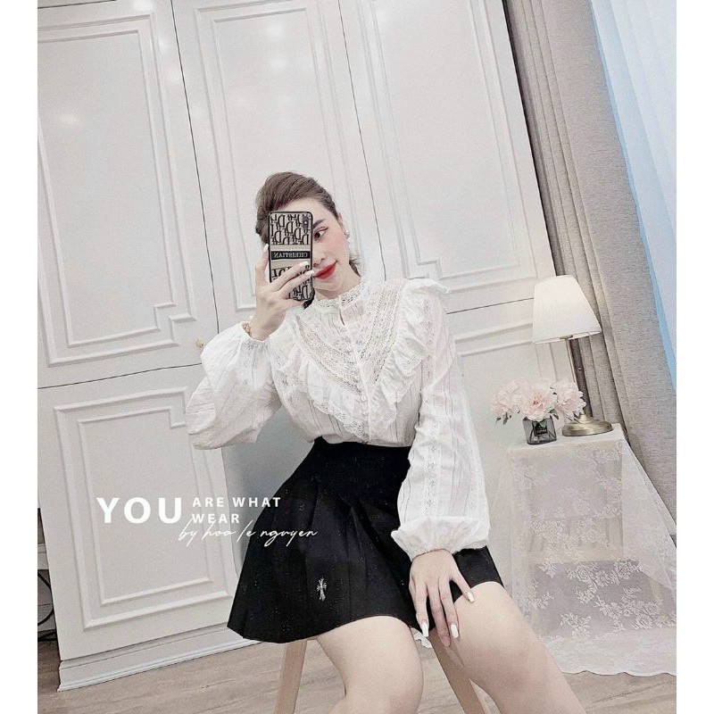 Chân váy xếp ly chữ thập hàng QCL1 | BigBuy360 - bigbuy360.vn