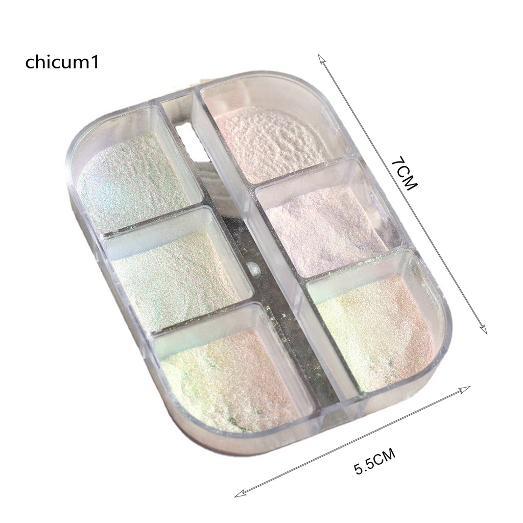 [Hàng mới về] Bột kim tuyến tráng gương long lanh trang trí móng tay