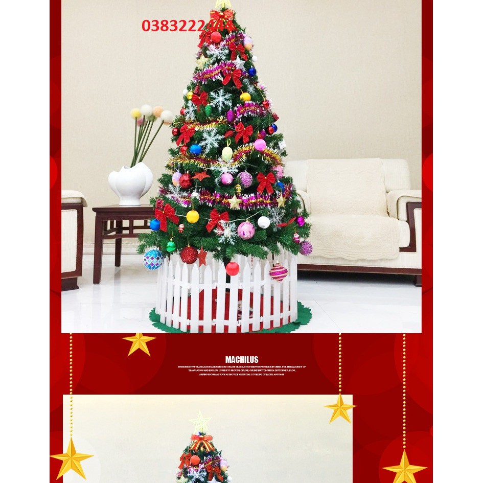 Cây thông noel loại lá dày đẹp sản xuất theo công nghệ hàn quốc, đảm bảo rẻ nhất
