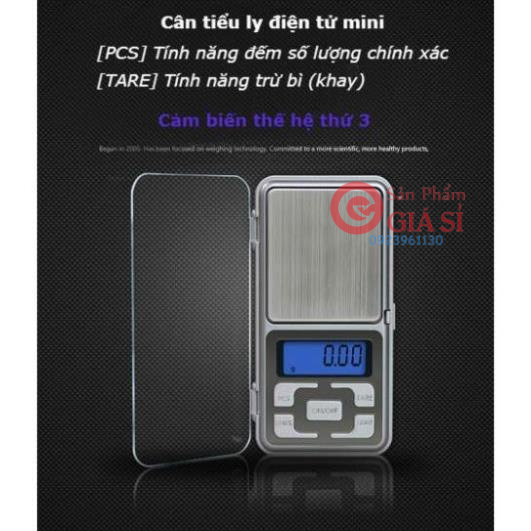 Cân tiểu li điện tử bỏ túi - Thang đo : 0.01g ~200g ❤️freeship❤️