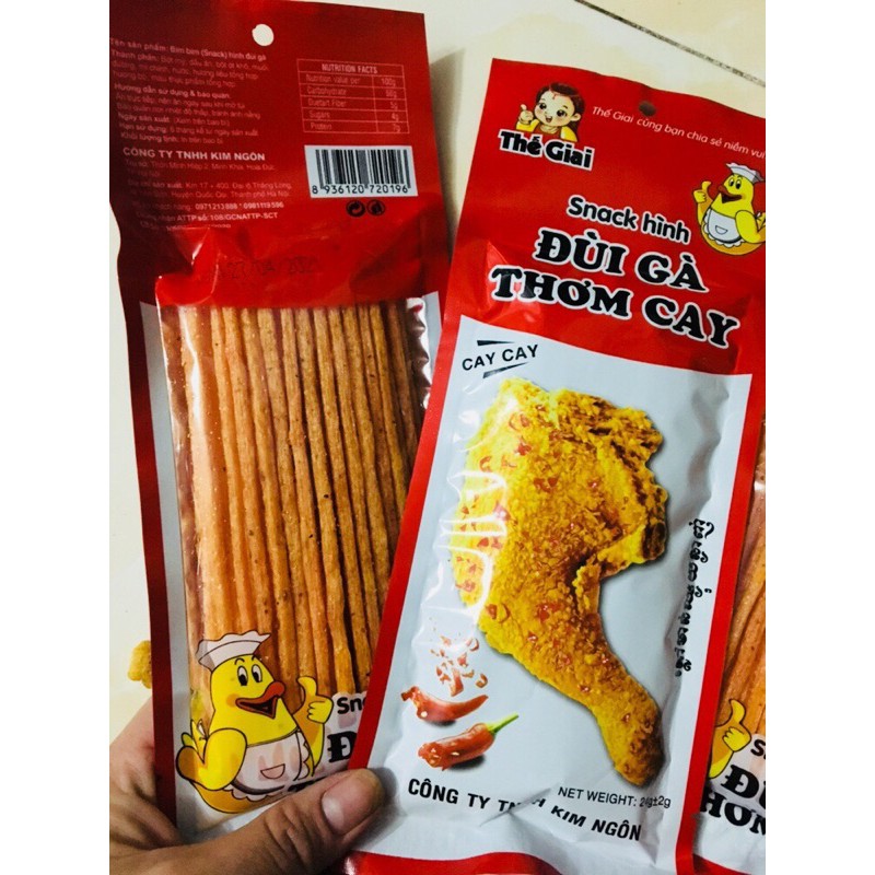 Snack đùi gà thơm cay