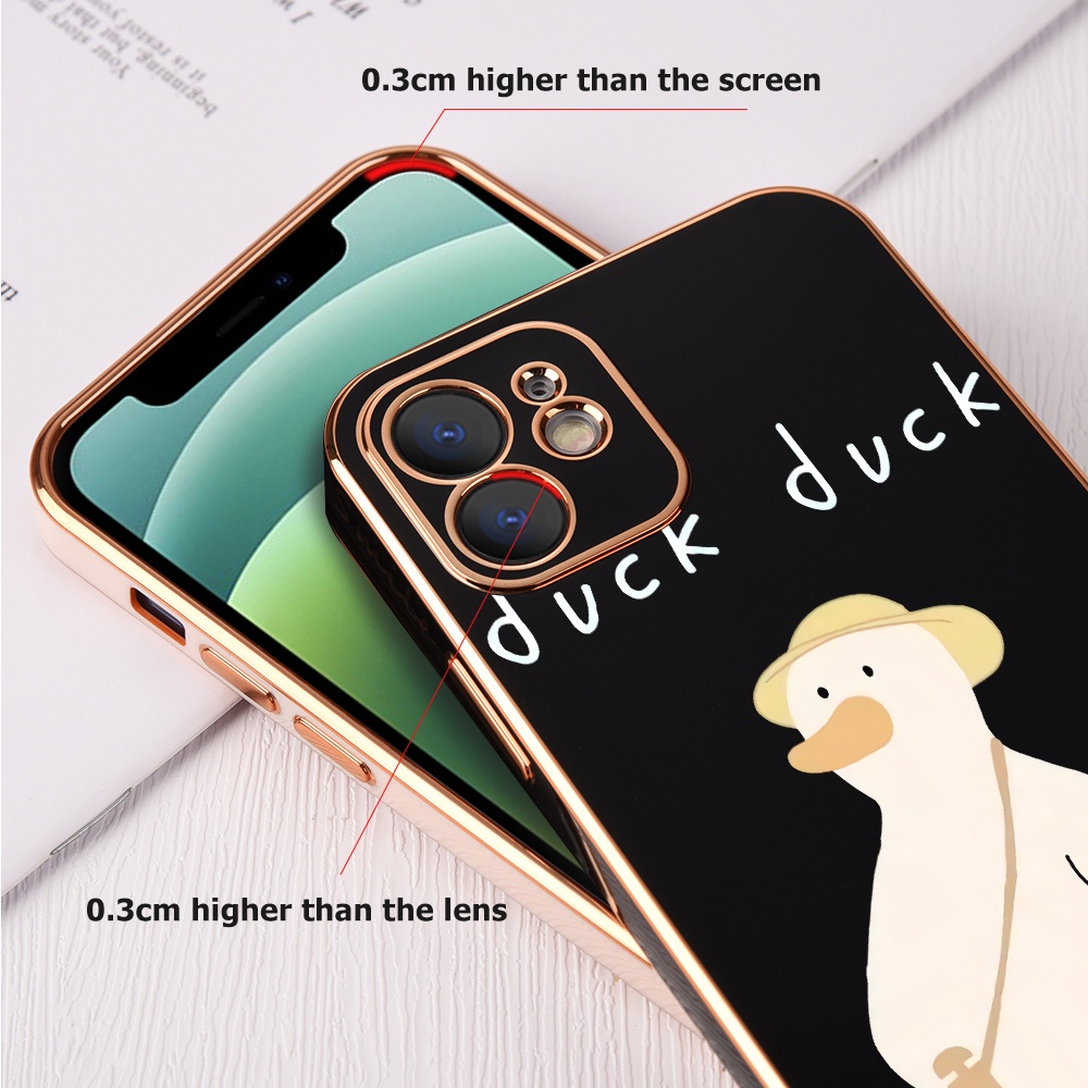 Ốp Điện Thoại TPU Mềm Dạng Vuông Mạ Viền Cho Samsung Galaxy A32 A52 A52s A72 A22 M22 A42 M42 A12 M12 4G 5G