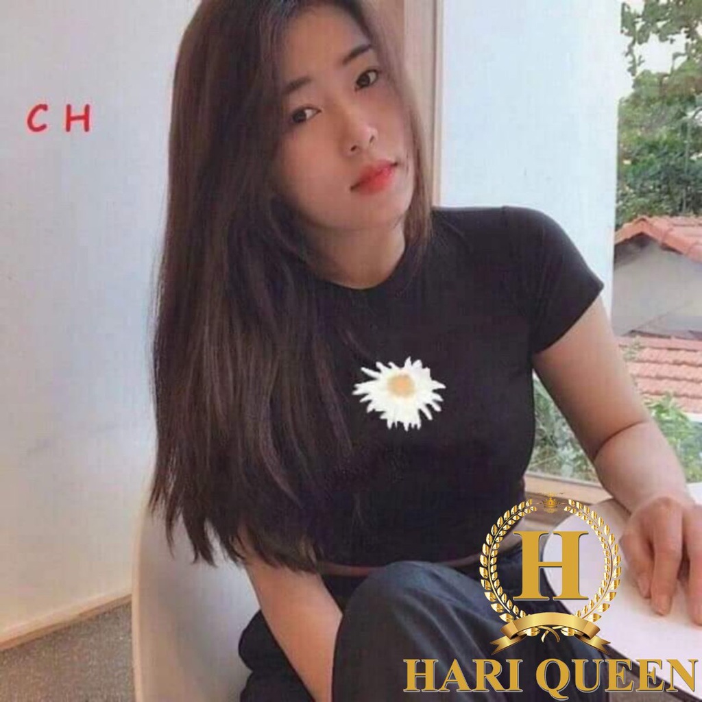 Áo croptop hoa cúc không chữ COH0220