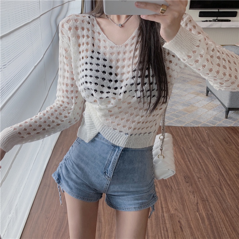 【❀Áo Sweater Tay Dài Dáng Rộng Chống Nắng Thời Trang Mùa Thu 2021 | BigBuy360 - bigbuy360.vn