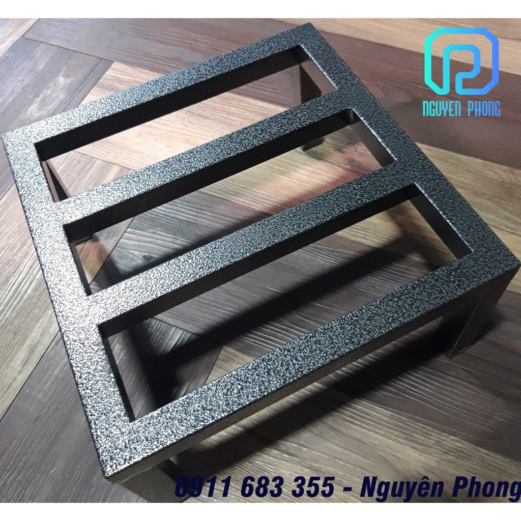 Đôn cây cảnh 30x30x15cm, đôn sắt kê chậu cây cảnh chắc chắn, sơn tĩnh điện bền, vừa túi tiền, dễ dọn dẹp