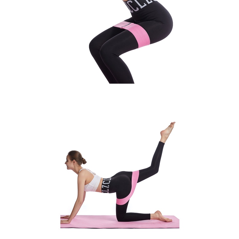 Dây kháng lực Mini band vải siêu bền hỗ trợ tập gym, tập mông, tập chân