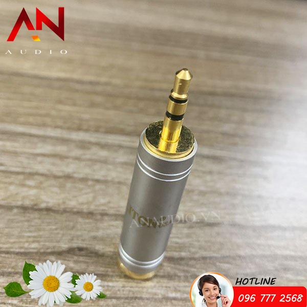 01 Jack chuyển 3.5mm đực ra 6.35mm cái - Hàng Cao Cấp LITON USA