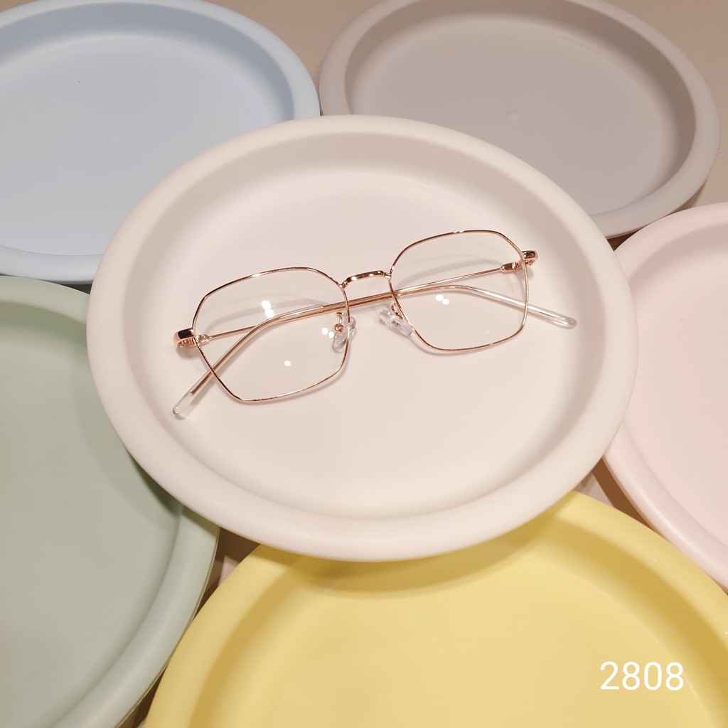 Gọng kính cận thời trang [Cắt kính mắt cận-loạn] Gọng kim loại 2808 | BigBuy360 - bigbuy360.vn