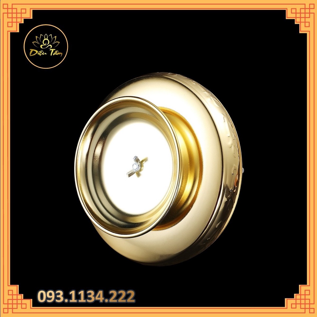 Đĩa đốt nhang trầm rồng vàng