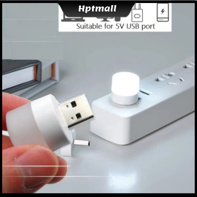 Đèn Led Đọc Sách Bảo Vệ Mắt 5v Usb Hình Tròn Nhỏ Tiện Dụng Cho Máy Tính Di Động