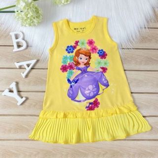 Đầm in 3D công chúa Sofia cho bé gái