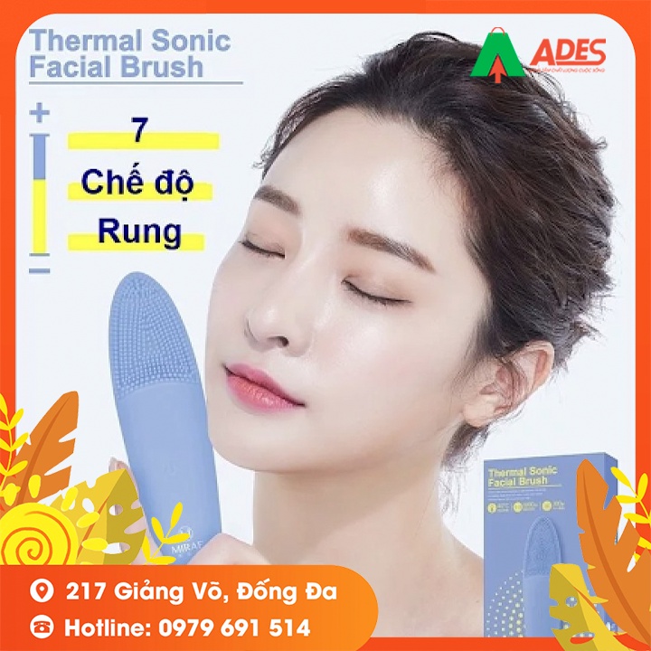 Máy Rửa Mặt MIRAE - Chính Hãng Bảo Hành 1 Năm - MIRAE THERMAL SONIC FACIAL BRUSH - NEW HOT 2021