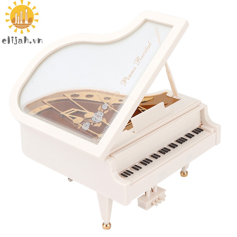 Hộp Nhạc Hình Đàn Piano Cổ Điển Trang Trí Phòng Ngủ