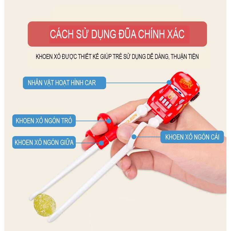 Đũa tập ăn cho bé  3 in 1 thương hiệu Disney