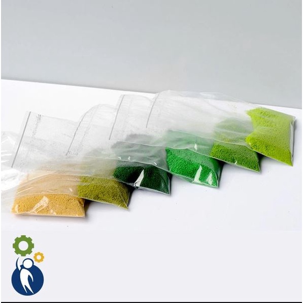 10g Bột Cây Nhuyễn Xanh H01, bột xốp làm mô hình trang trí sa bàn tiểu cảnh