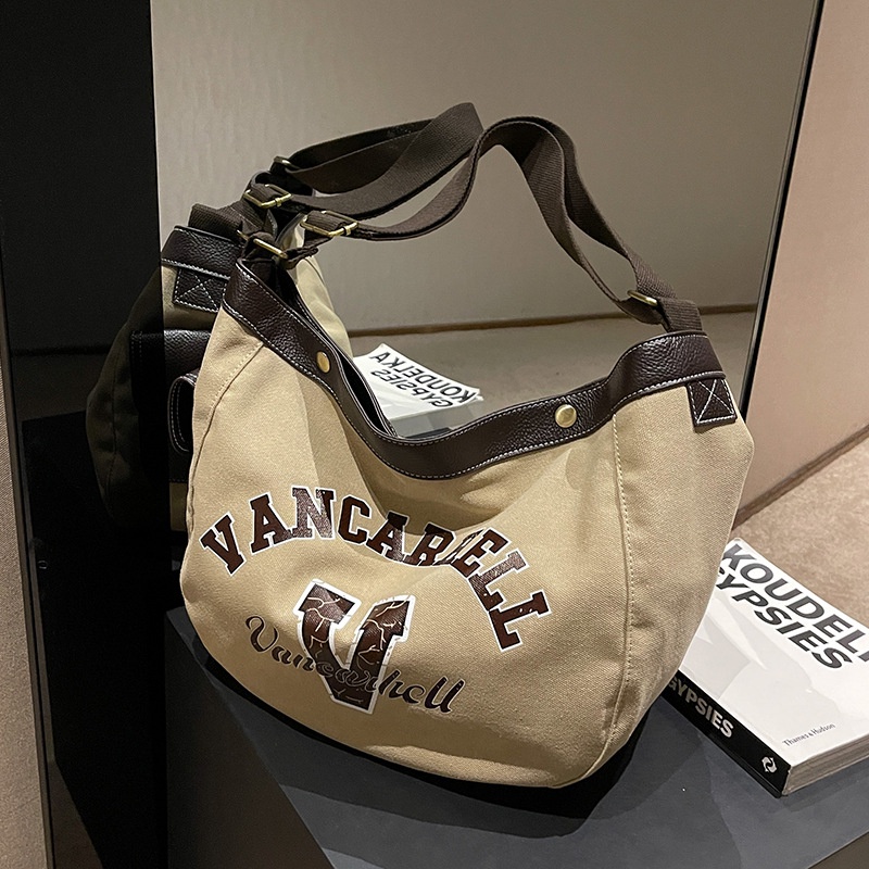 Túi Xách Bucket Vải Canvas Thiết Kế Đơn Giản Dễ Phối Đồ