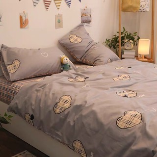 Bộ chăn ga gối cotton poly nhập khẩu