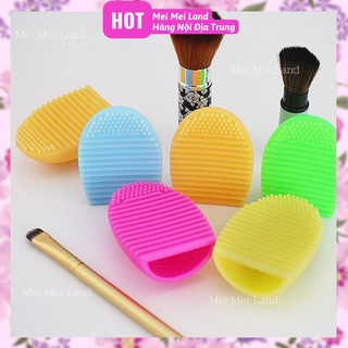 Miếng / Trứng Rửa Cọ Trang Điểm Silicone Brushegg