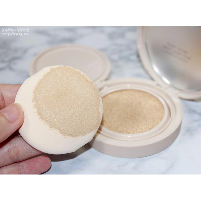 Phấn Nước Huxley Cover Cushion - Own Attitude SPF23/PA++ Che Phủ Tốt, Mỏng Nhẹ Chiết Xuất Cây Xương Rồng 12g