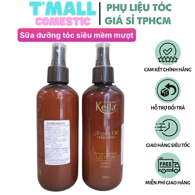 Sữa Dưỡng tóc Kella Argan Oil Treatment 250ml PLTPINKY