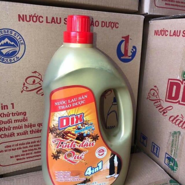 Nước lau sàn xả quế