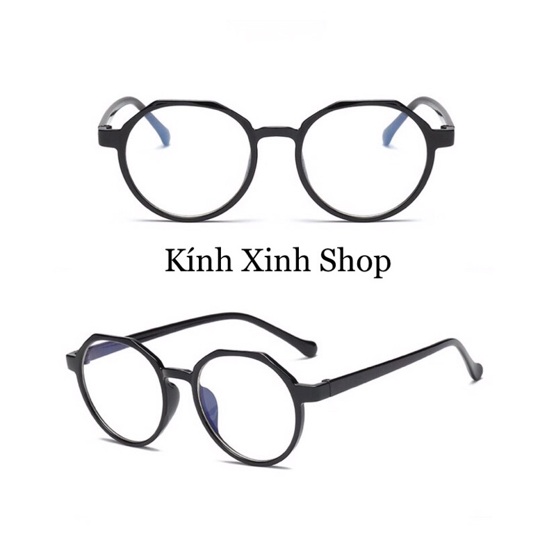 Kính Mắt Chống Ánh Sáng Xanh Từ Máy Tinh, Tv, Điện Thoại Dáng Tròn Nhựa Dẻo