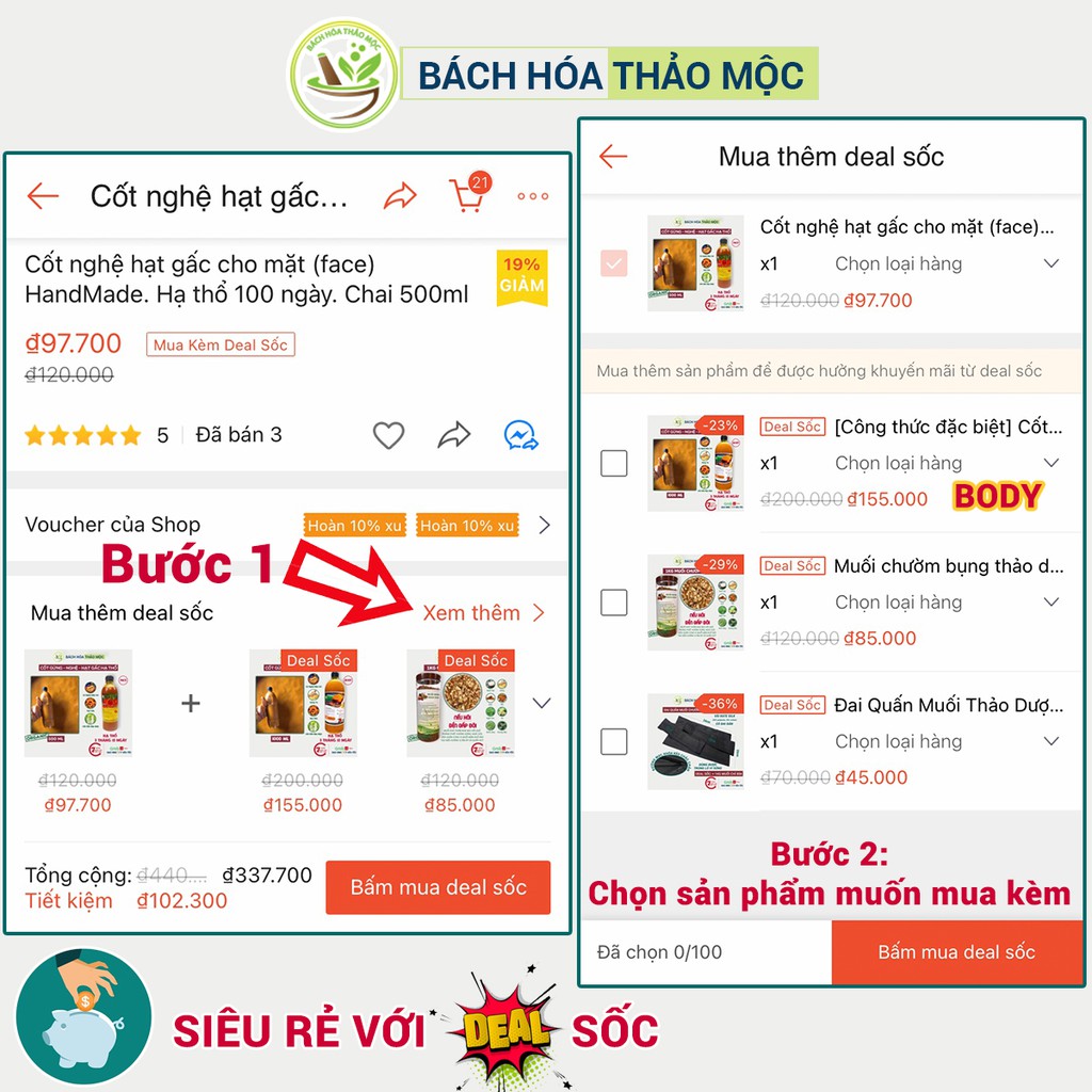 Cốt Gừng Nghệ Hạt Gấc Hạ Thổ Cho Mặt Và Toàn Thân Handmade Chai 500 - 1000ml