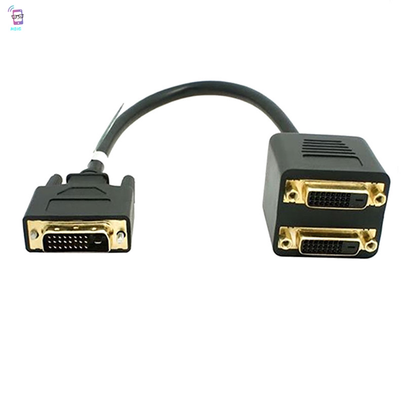 Dây Cáp Chia Cổng Dvi-D Male Sang 2 Dvi-I Female