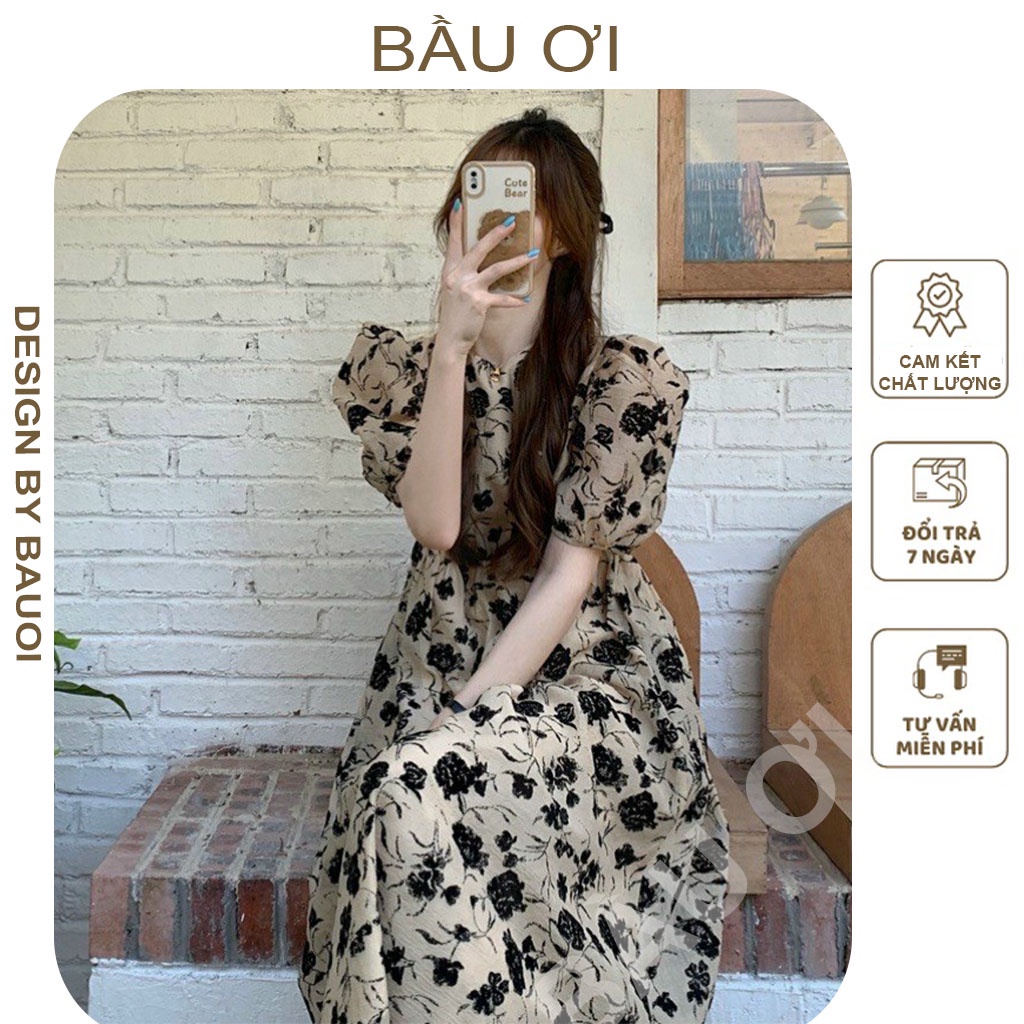 [MẪU HOT V96] ĐẦM BẦU BABYDOLL TAY PHỒNG DÁNG DÀI - VÁY BẦU CÔNG SỞ PHONG CÁCH RETRO SANG TRỌNG MẶC ĐI LÀM DỰ TIỆC ĐẸP
