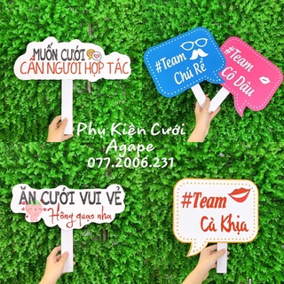 Combo 10 cái hashtag đám cưới ( khách chọn mẫu )