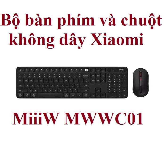Bộ bàn phím và chuột không dây Xiaomi MiiiW MWWC01