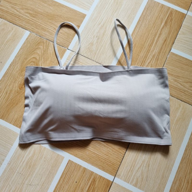 🔴Áo bra su quây ngang 2 dây sọc tăm gân co dãn