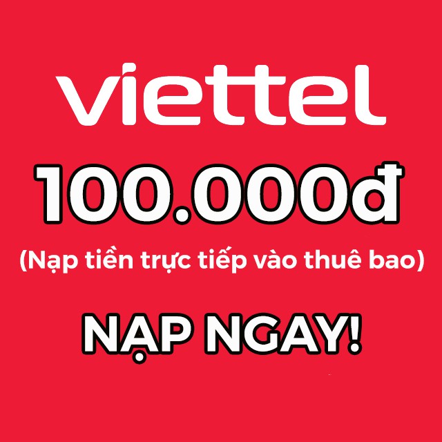 Thẻ Viettel 100k