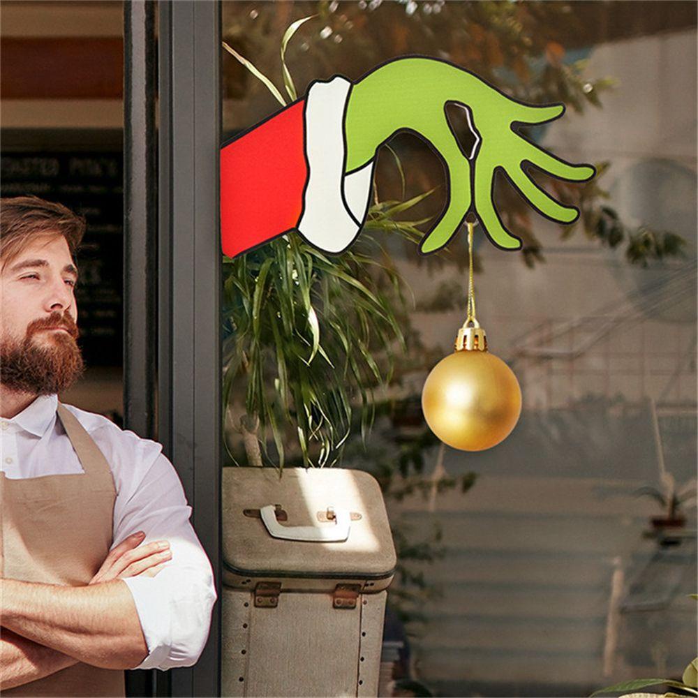 CONOPERY Miếng Dán Tường Trang Trí Giáng Sinh Hình Tên Lửa