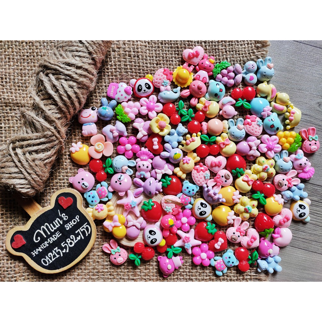 Set 10 charm theo 3 chủ đề
