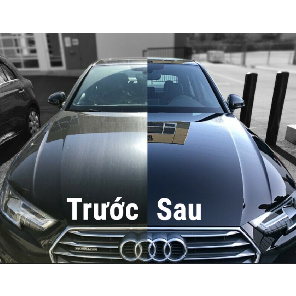 Sáp Phủ Bóng Sơn Ô Tô, Xe Máy - Chống Nước Gương Kính - Hiệu Ứng Khúc Xạ Ánh Sáng Giúp Xe Bóng Mới - Dsq 200g