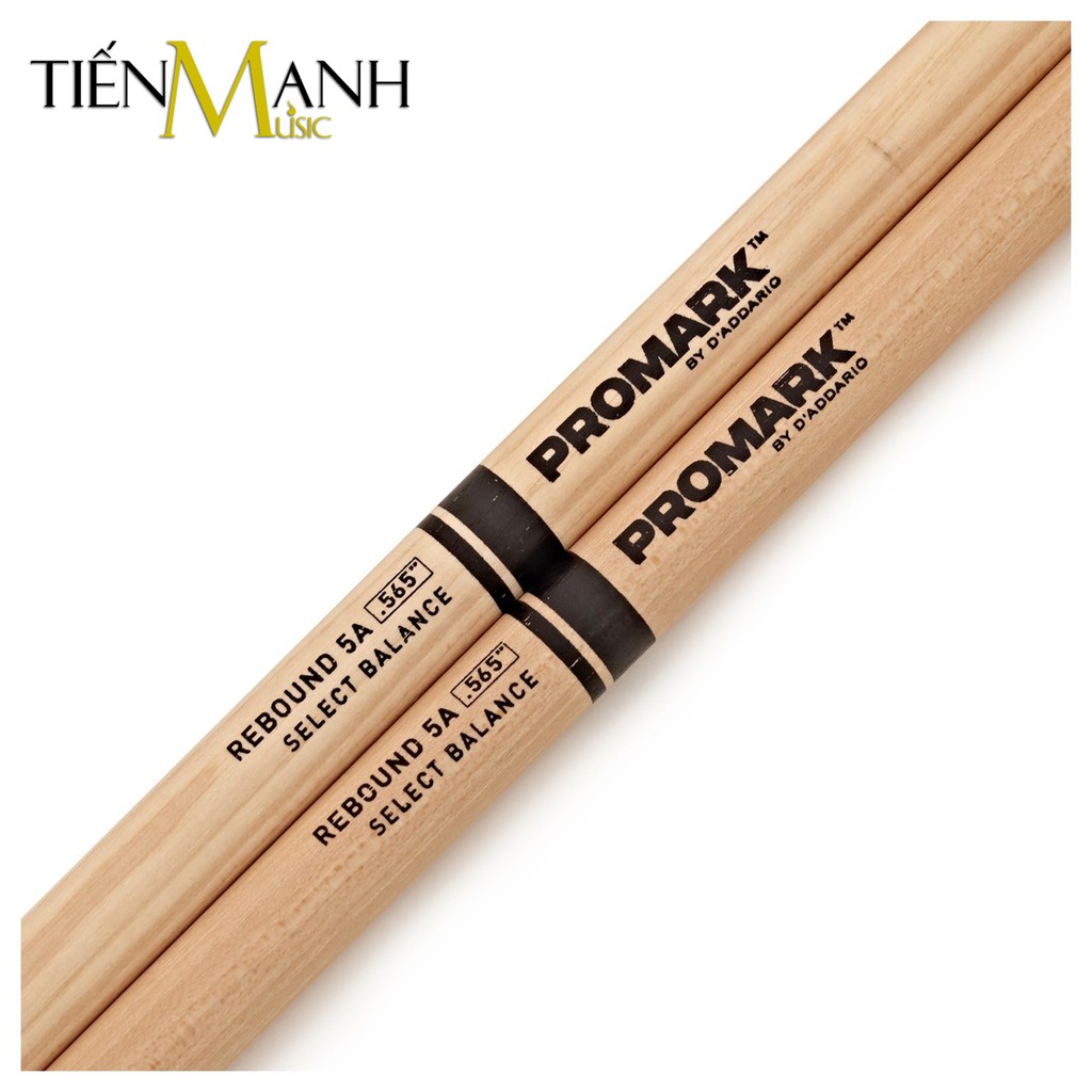 [Chính Hãng] Dùi Trống D'Addario Promark Rebound 5A - American Hickory Drumsticks