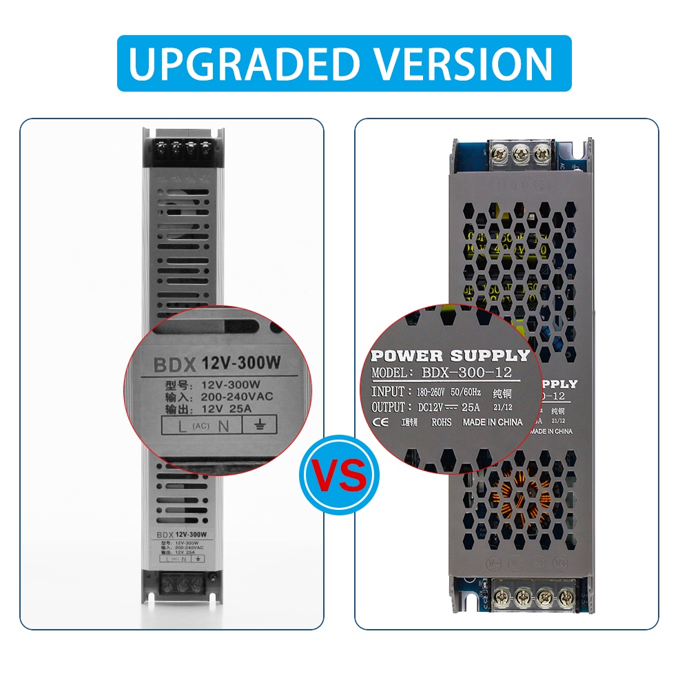 Máy Biến Áp DC12V 24V 48V AC110-220V 100W 200W 300W 400W Chất Lượng Cao