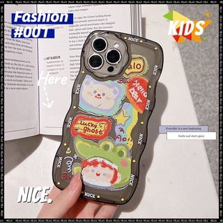 Ốp Điện Thoại Dày Dặn Họa Tiết Gấu Hoạt Hình Cho iphone case se 2022 7 8 plus XR 11 12 13 pro max
