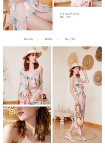 Áo tắm siêu sexy kèm khăn choàng mẫu mới mã 6615 [Hàng có sẵn] | BigBuy360 - bigbuy360.vn