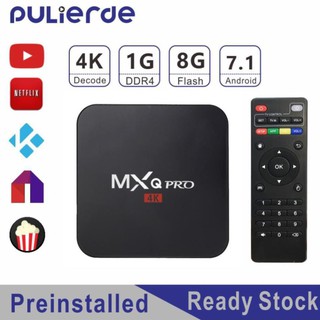 -thiết bị tv box android kodi chuyển đổi tv thường thành tv thông minh mxq pro 4k 1gb 8gb.