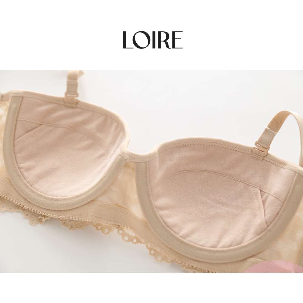 [Mã WABRLR15 giảm 10% đơn 250K] Áo Lót Có Gọng Cúp Ngang Ren mềm Nâng ngực LOIRECHIC BRQ07 | BigBuy360 - bigbuy360.vn