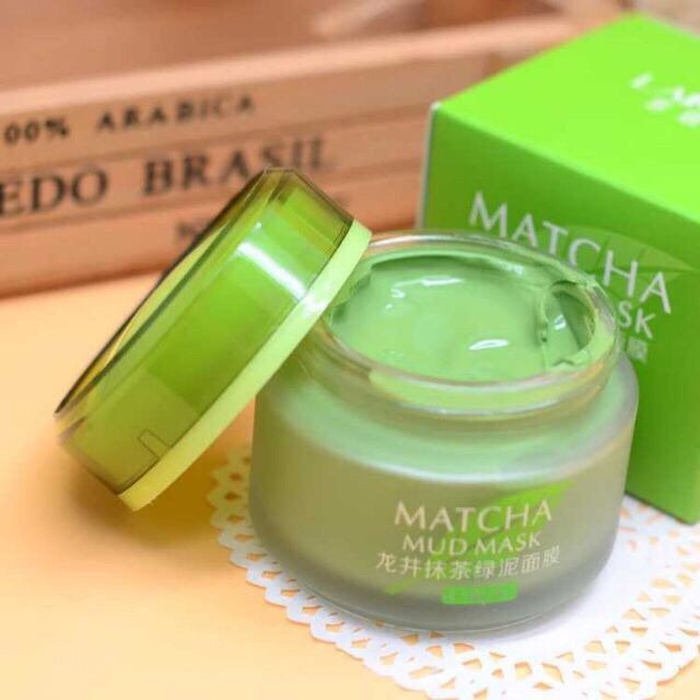 Mặt Nạ Bùn Trà Xanh Laikou Matcha Mud Mask 5 Tác Dụng 85g