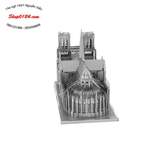 Mô hình thép 3D tự ráp nhà thờ Paris MS