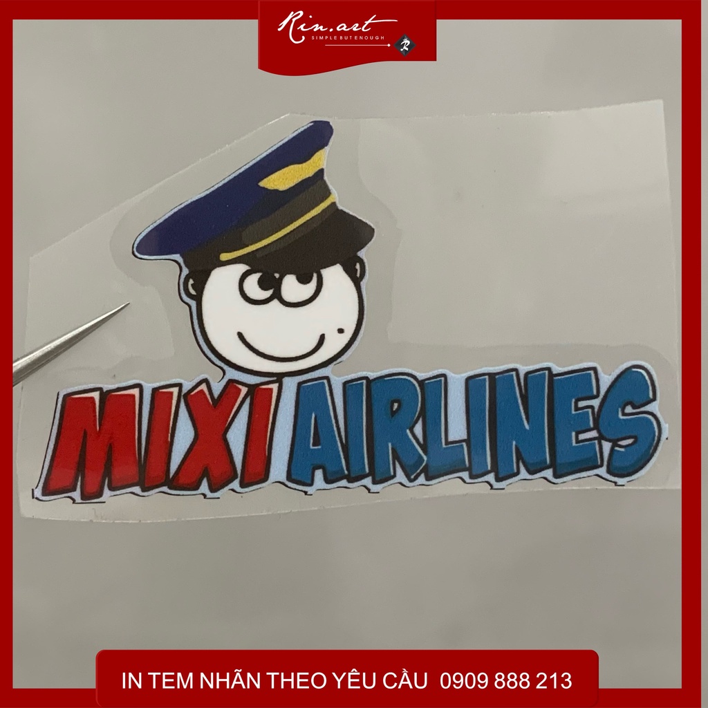 Rinart.vn | Decal ủi tổng hợp Logo Độ mixi siêu ngầu | Logo Sticker Patch in áo ủi trực tiếp lên vải