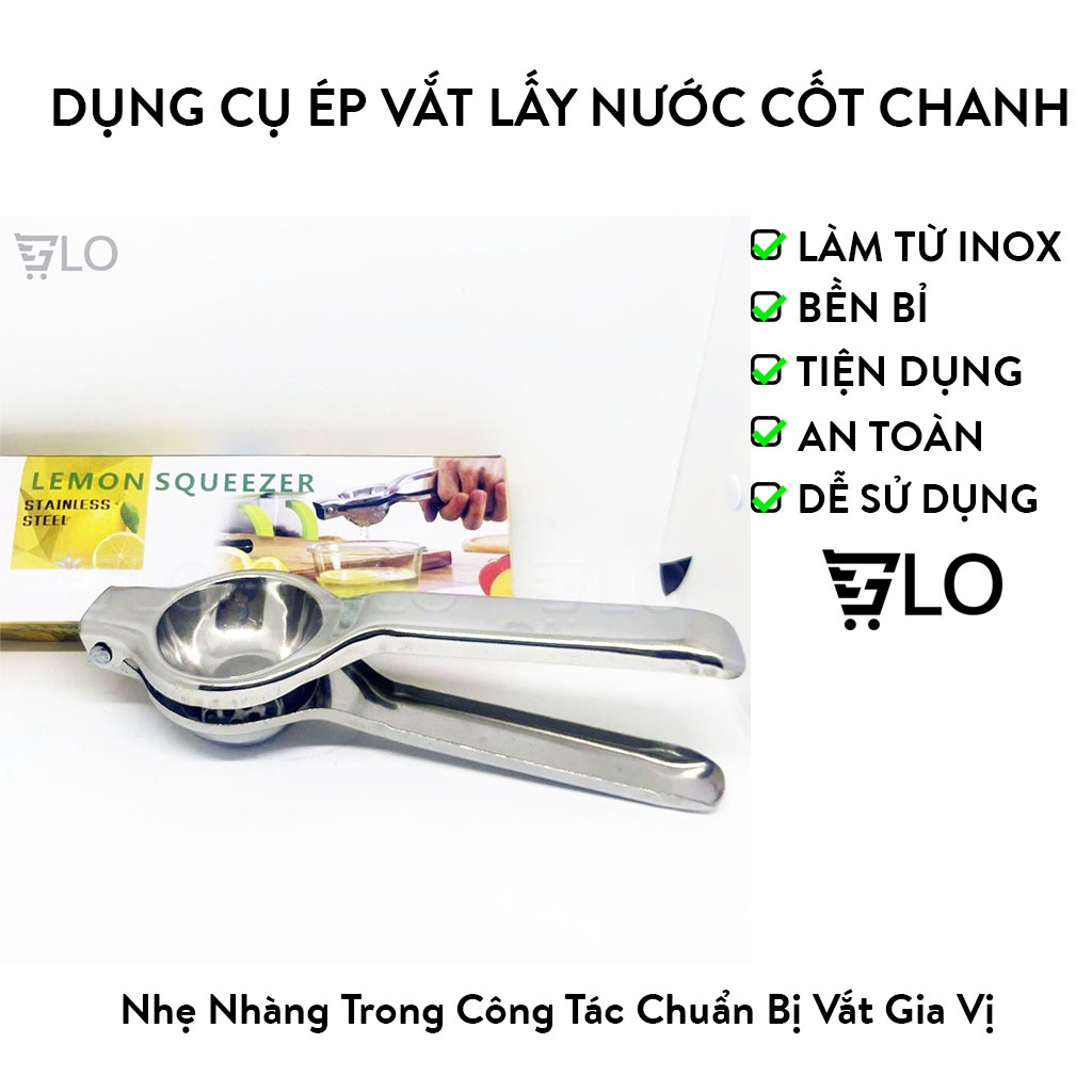 Dụng Cụ Ép Vắt Lấy Nước Cốt Chanh inox có sỉ