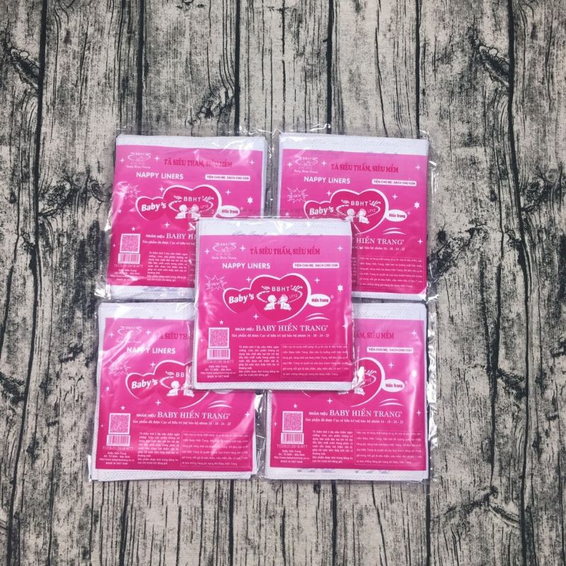 Tấm lót phân xu tím Hiền Trang(1 gói 10 tờ)